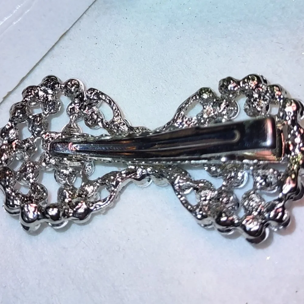 Crystal Bow Hair Clip
